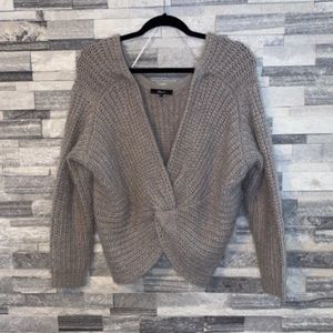 Mendocino grey wool sweater